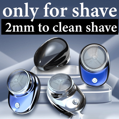 ✂️💼Trim Anywhere: The Ultimate Men's Portable Electric Shaver! 🔌 USB rechargea